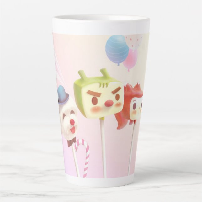 Süße Figur Cake Pops Milchtasse (Vorderseite)