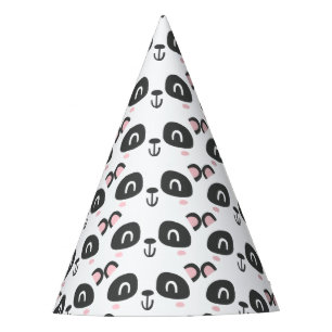 Süße Figur Panda Kindergeburt Partyhütchen