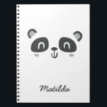 Süße Figur Panda Notizblock<br><div class="desc">Süße Figur Panda Kindergeschenk-Design, </div>