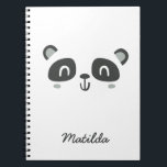 Süße Figur Panda Notizblock<br><div class="desc">Süße Figur Panda Kindergeschenk-Design, </div>