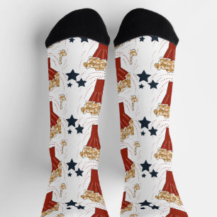 Süße Filmnacht-Popcorn-Party Socken
