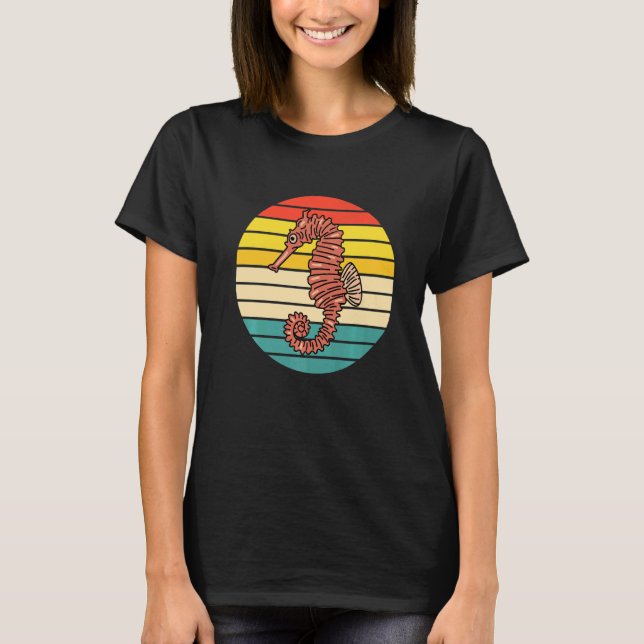 Süße Fische Seepferdchen T-Shirt (Vorderseite)
