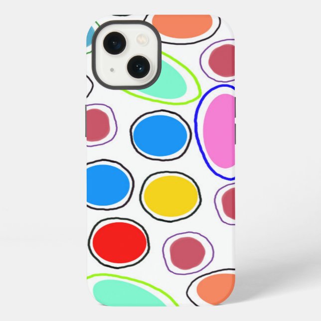 Süße Flecken iPhone Hülle (Rückseite)