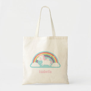 Süße fliegende Einhorn- und Regenbogentasche für M Tragetasche