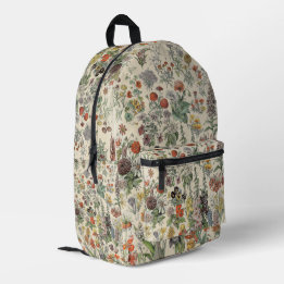 Süße florale botanische Zeichnung von Adolphe Mill Bedruckter Rucksack