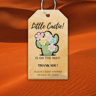 Süße florale kleine Cuctie Kawaii Babyparty Geschenkanhänger