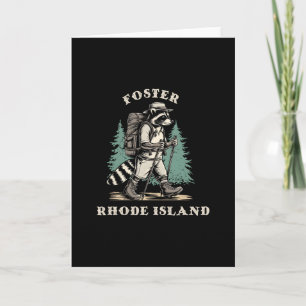 Süße Foster Rhode Island Wanderweg-Abenteuer-Ra Karte
