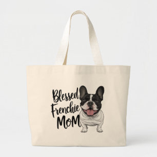 Süße Französin Mama Französische Bulldogge Liebhab Jumbo Stoffbeutel