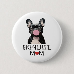Süße Französische Bulldogge Button