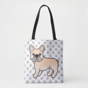 Süße französische Bulldogge in Cremefarben als Car Tasche
