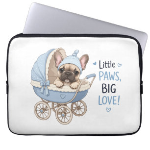 Süße Französische Bulldogge Welpe Babysportwagen R Laptopschutzhülle
