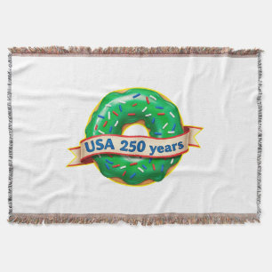 Süße Freiheits-Donut USA 250 Jahre Decke