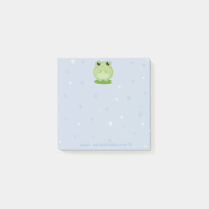 Süße Frosch-Haftnotizen, Schulbedarf zur Rückkehr Post-it Klebezettel