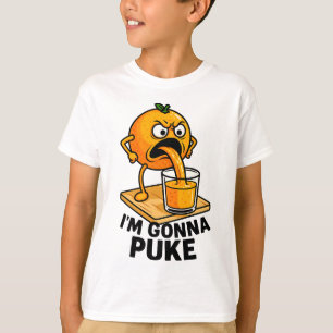 Süße Früchte Lustiger Orangensaft T-Shirt