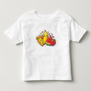 Süße Früchte und Pizza Y2K Toddler T-Shirt