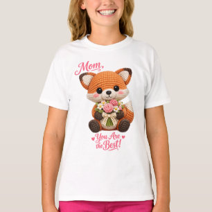Süße Fuchsmama, du bist die Beste zum Muttertag T-Shirt