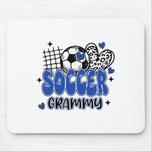 Süße Fußball-Oma Leopard Lustiger Fußball-Mama-Mom Mousepad