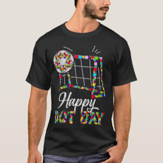 Süße Fußball-Punkt-Kunst-Studentin Frohen Punkt-Ta T-Shirt