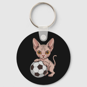 Süße Fußball Sphynx nur Mädchen das Katzen Ll Gam Schlüsselanhänger