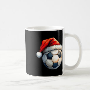 Süße Fußball-Weihnachten-Santa-Hut Lustiges Weihna Kaffeetasse