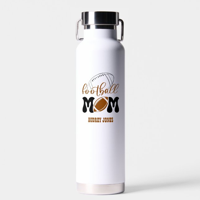 Süße Fußballmutter Trinkflasche (Vorne)