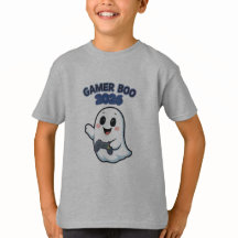 Süße Gamer Boo 2026 Kinder Halloween-Shirt, Lustig