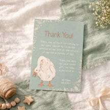 Süße Gans Minimal Boho Grüne Babyparty