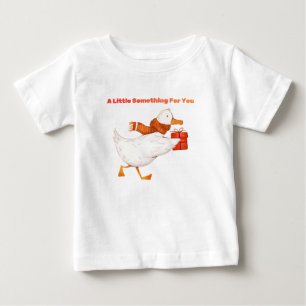 Süße Gans mit Geschenk Baby T-Shirt