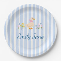 Süße Gans Wildblumen-Baby Shower-Taufe