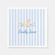 Süße Gans Wildblumen-Baby Shower-Taufe