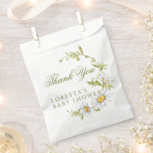 Süße Gänseblümchen Florale Babyparty Dankeschön