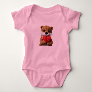 Süße Garnkunst - bezaubernder Otter Baby Strampler