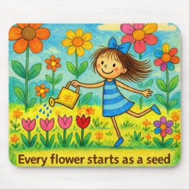 Süße Garten-Mausunterlage Mousepad