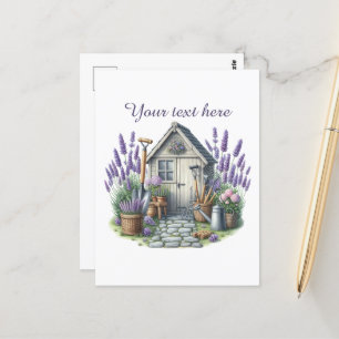 Süße Gartengestalter individuell anpassbar Postkarte