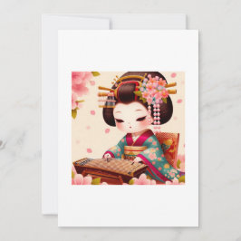 Süße Geisha Einladung