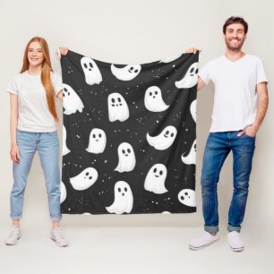 Süße Geister an Halloween Fleecedecke