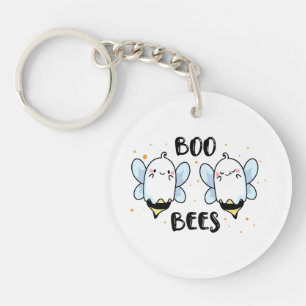 Süße Geister Boo Bienen - Lustiges Halloween auf w Schlüsselanhänger