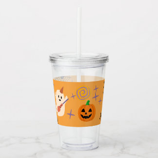 Süße Geister Büro Familien Halloween-Party Acryltrinkbecher