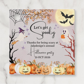 Süße Geister Büro Familien Halloween-Party Geschenkanhänger