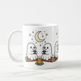 Süße Geister-Campfire-Mond-Grusel-Saison-Tasse Kaffeetasse