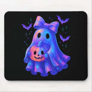Süße Geister-Coquette-Schleife Halloween Gruselsai Mousepad
