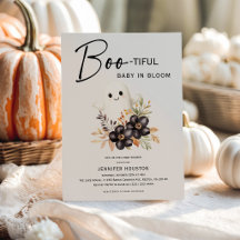 Süße Geister & Florale Halloween-Baby-Party