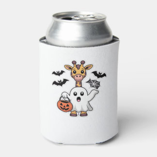 Süße Geister-Giraffe � Lustiges Halloween-Kostüm f Dosenkühler