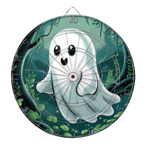 Süße Geister Halloween-inspirierte Spielzimmer-Dek Dartscheibe