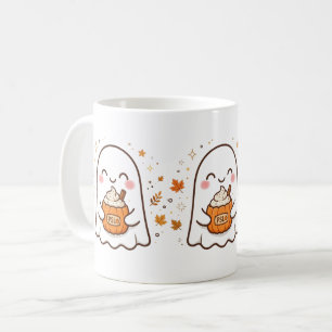 Süße Geister-Kürbis-Gewürz-Latte-Mug Kawaii Hall Kaffeetasse