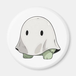 Süße Geister-Schildkröte Halloween-Kostüm Magnet