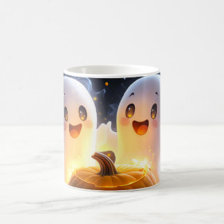 Süße Geisterfamilie Halloween-Kürbis Gruselige Nac Kaffeetasse