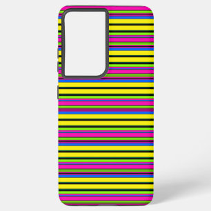 Süße gelbe bunte Streifen Samsung Galaxy Hülle