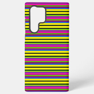 Süße gelbe bunte Streifen Samsung Galaxy Hülle