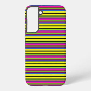 Süße gelbe bunte Streifen Samsung Galaxy Hülle